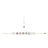 "4" Aquafiore Bracelet – 18ct Yellow Gold