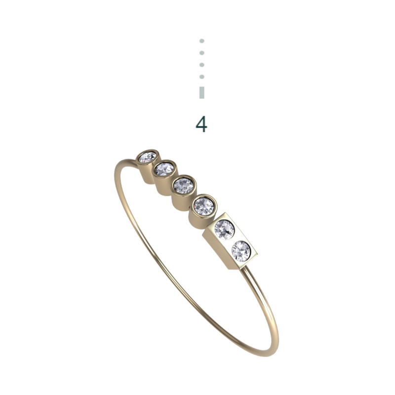 “4” Mayfair Rings - 18ct Yellow Gold
