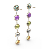 "5" Aquafiore Earrings - 18ct Yellow Gold