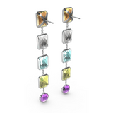 "9" Aquafiore Earrings - Silver