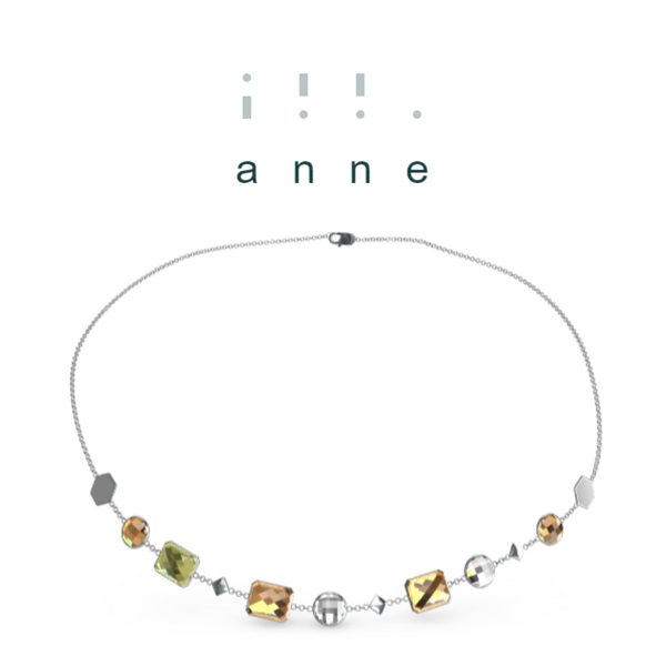 "ANNE" Aquafiore Necklace - Silver