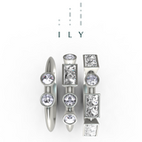“ILY” Amanti Rings - Platinum