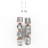 “XO” Amanti Rings - Rose Gold