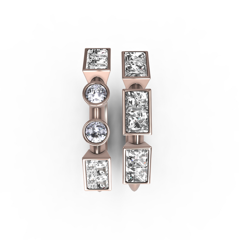 “XO” Amanti Rings - Rose Gold