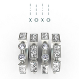 “XOXO” Amanti Rings - Platinum
