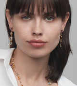 "D" Aquafiore Earrings - Silver