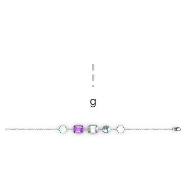 "G" Aquafiore Bracelet – Silver