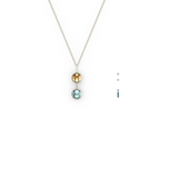 "I" Aquafiore Pendant - 18ct Yellow Gold