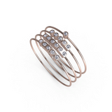 “LOVE” Mayfair Rings - Rose Gold