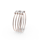 “XOXO” Mayfair Rings - Rose Gold