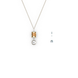 "N" Aquafiore Pendant - 18ct Yellow Gold