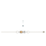 "N" Aquafiore Bracelet – 18ct Yellow Gold