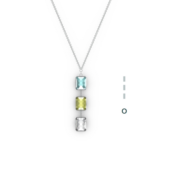 "O" Aquafiore Pendant - Silver