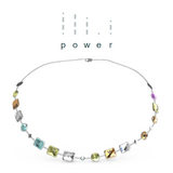 "POWER" Aquafiore Necklace - Silver