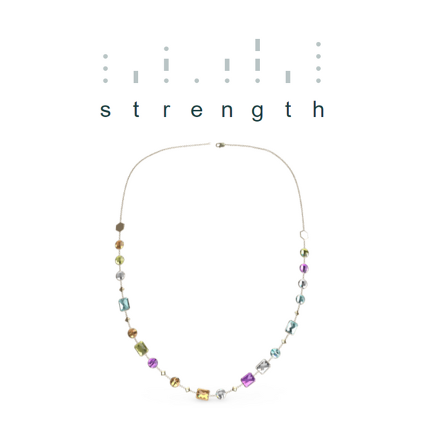 "STRENGTH" Aquafiore Necklace - 18ct Yellow Gold