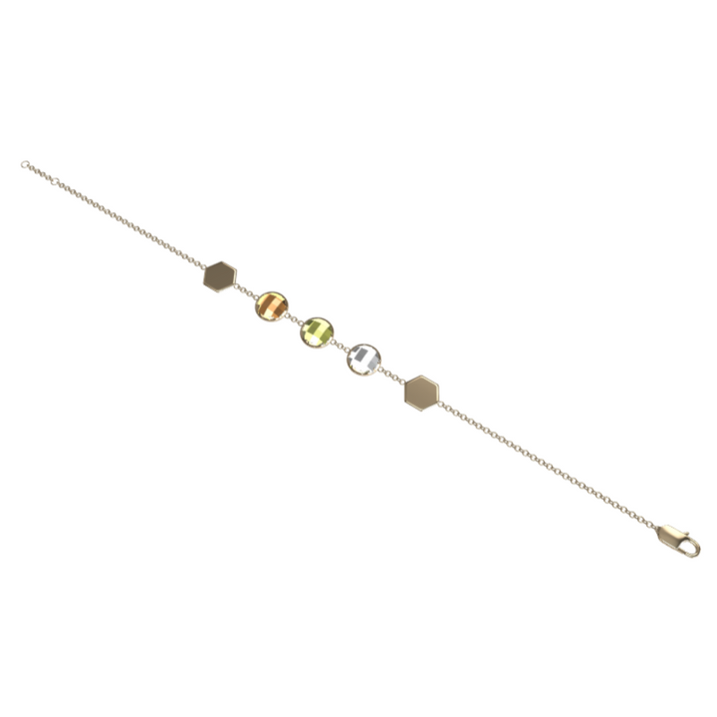 "S" Aquafiore Bracelet – 18ct Yellow Gold