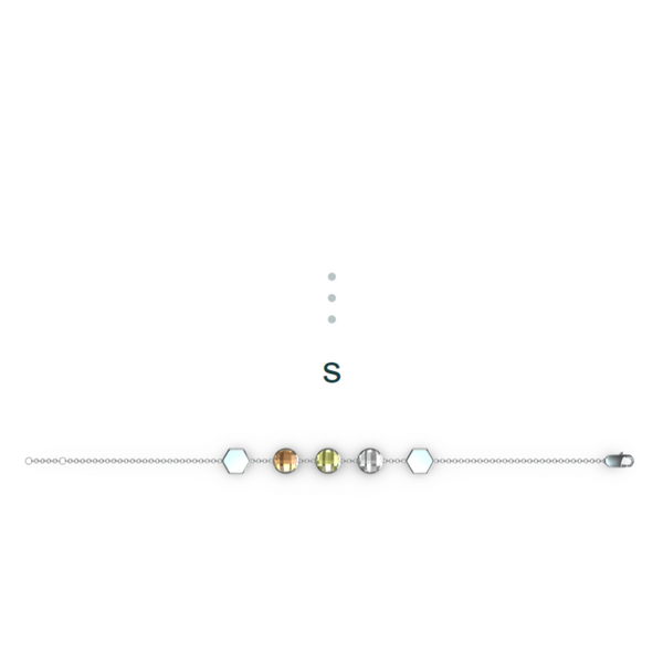 "S" Aquafiore Bracelet – Silver