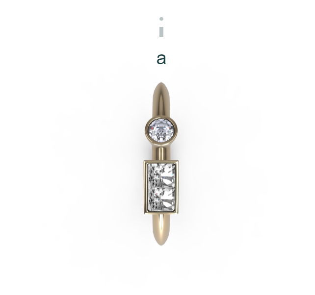 “a” Amanti Rings - 18ct Yellow Gold