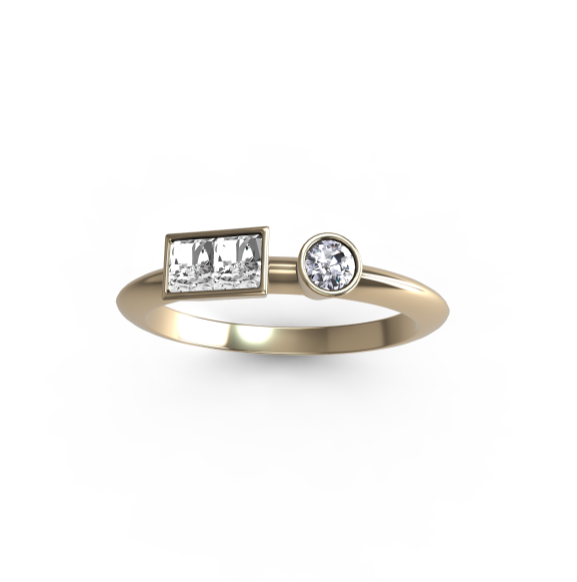 “n” Amanti Rings - 18ct Yellow Gold