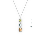 "U" Aquafiore Pendant - Silver