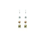 "A" Aquafiore Earrings - Silver