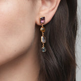"3" Aquafiore Earrings - 18ct Yellow Gold