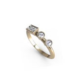 “d” Amanti Rings - 18ct Yellow Gold