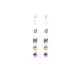 "D" Aquafiore Earrings - 18ct Yellow Gold