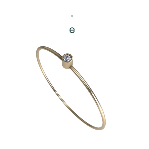 “e” Mayfair Rings - 18ct Yellow Gold