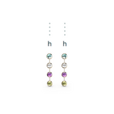 "H" Aquafiore Earrings - 18ct Yellow Gold