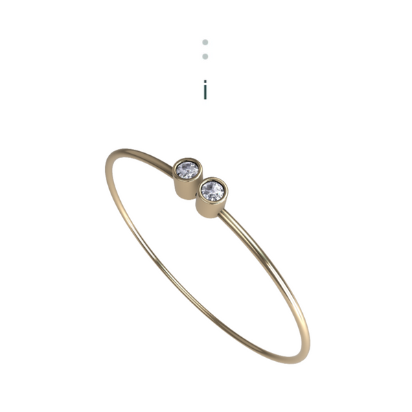 “i” Mayfair Rings - 18ct Yellow Gold
