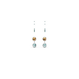 "I" Aquafiore Earrings - Silver