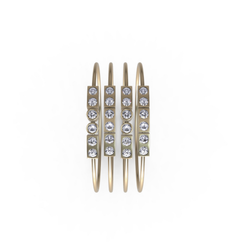 “XOXO” Mayfair Rings - 18ct Yellow Gold