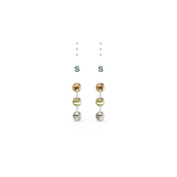 "S" Aquafiore Earrings - 18ct Yellow Gold