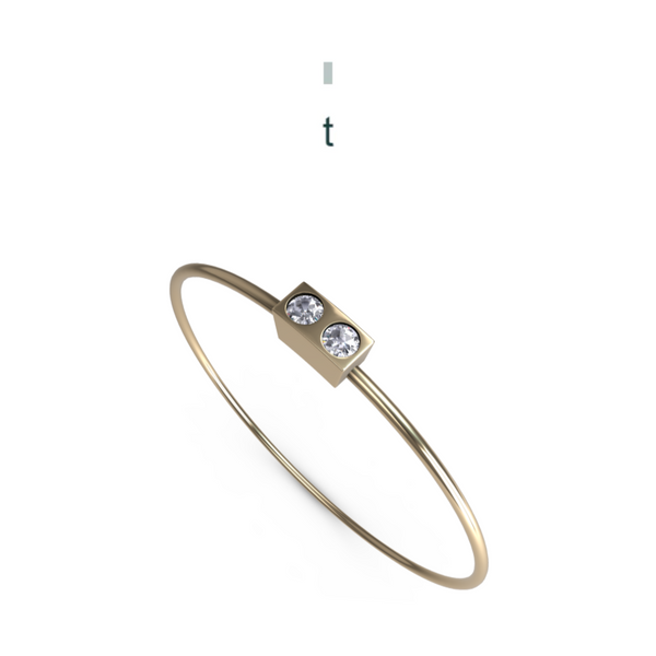 “t” Mayfair Rings - 18ct Yellow Gold