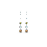 "U" Aquafiore Earrings - Silver