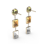 "W" Aquafiore Earrings - 18ct Yellow Gold