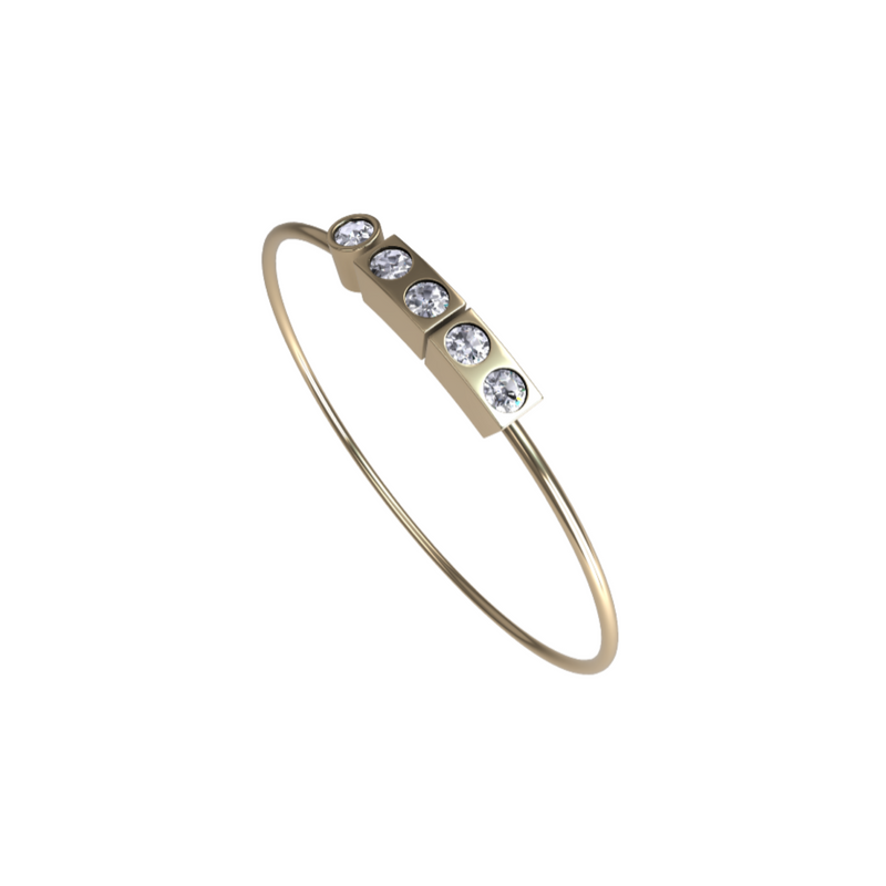 “w” Mayfair Rings - 18ct Yellow Gold