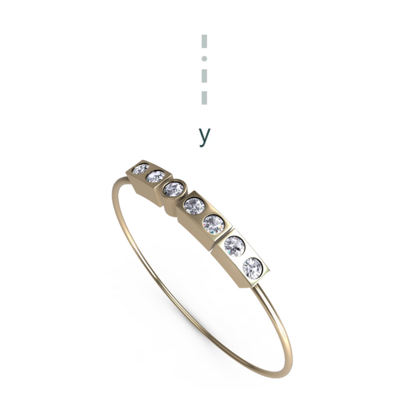 “y” Mayfair Rings - 18ct Yellow Gold